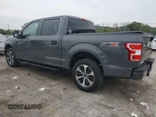 2020 Ford F-150 XL with VIN 1FTEW1CP8LFC51319, listed as a Copart auction lot 71306614 with 56,373 mi miles and Salvage Title. Bid and sale history available at carsss.com. Image 2.