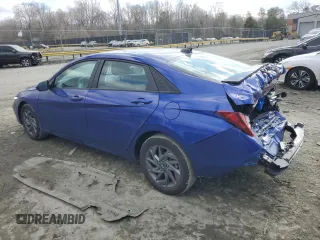 2024 Hyundai Elantra SEL with VIN KMHLM4DG4RU658809, listed as a Copart auction lot 45573425 with 20,551 mi miles and Salvage Title. Bid and sale history available at carsss.com. Image 2.