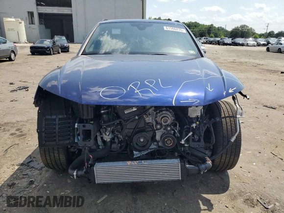 2024 Audi Q5 S line Premium Plus z VIN WA1EAAFY2R2120125, wystawiony jako Copart lot #61986835 z przebiegiem 4 718 mil mil oraz Szkoda całkowita • Salvage title. Historia ofert i sprzedaży dostępna na DreamBid. Obrazek 5.