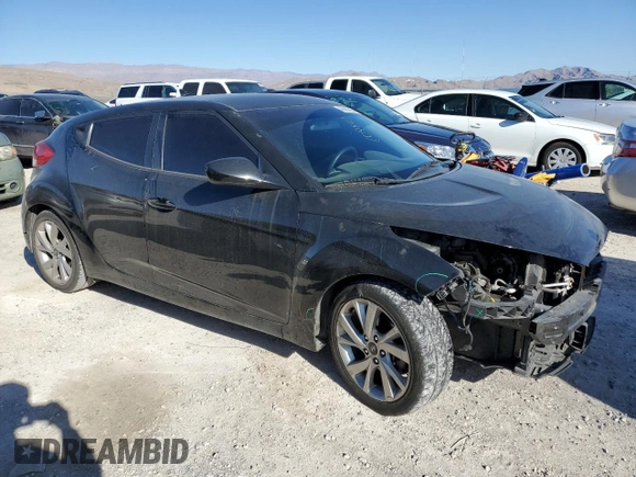 2016 Hyundai Veloster with VIN KMHTC6AD9GU274319, listed as a Copart auction lot 45099593 with 58,917 mi miles. Bid and sale history available at carsss.com. Image 4.