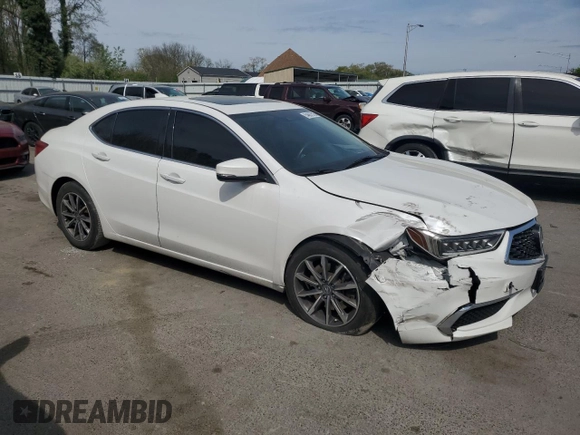 2019 Acura TLX with VIN 19UUB1F33KA007915, listed as a Copart auction lot 54687515 with 92,335 mi miles and Salvage title. Bid and sale history available at DreamBid. Image 4.