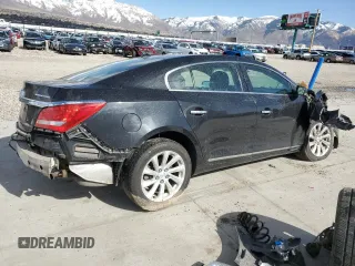 2014 Buick LaCrosse Leather with VIN 1G4GB5G37EF277461, listed as a Copart auction lot 49537795 with 165,043 mi miles and Salvage Title. Bid and sale history available at DreamBid. Image 3.