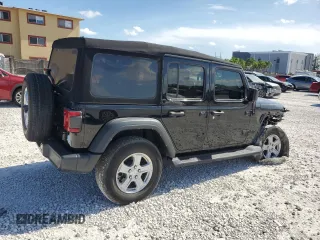 2022 Jeep Wrangler Unlimited Willys with VIN 1C4HJXDN2NW128081, listed as a Copart auction lot 61165615 with 28,525 mi miles and Salvage title. Bid and sale history available at DreamBid. Image 3.