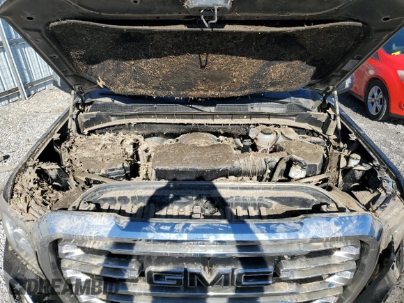 2022 GMC Sierra 1500 SLT with VIN 3GTU9DED8NG180664, listed as a Copart auction lot 47033665 with Not Provided miles and Salvage Title. Bid and sale history available at DreamBid. Image 11.