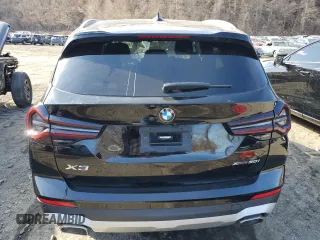 2023 BMW X3 xDrive30i with VIN 5UX53DP01P9R97895, listed as a Copart auction lot 47748745 with 18,193 mi miles and Salvage Title. Bid and sale history available at carsss.com. Image 6.