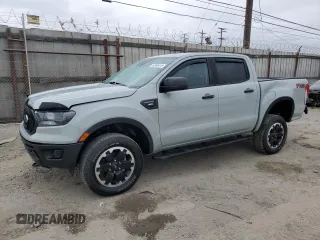 2021 Ford Ranger XL with VIN 1FTER4FHXMLE04332, listed as a Copart auction lot 54368415 with 42,913 mi miles and Salvage Title. Bid and sale history available at carsss.com. Image 1.