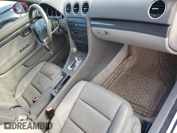 2005 Audi A4 1.8T with VIN WAUAC48H45K006082, listed as a Copart auction lot 81305624 with 105,693 mi miles and Salvage Title. Bid and sale history available at carsss.com. Image 8.