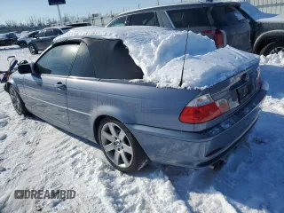 2003 BMW 3 Series 325Ci with VIN WBABS33453PG89032, listed as a Copart auction lot 87590865 with 118,107 mi miles and Salvage Title. Bid and sale history available at carsss.com. Image 2.