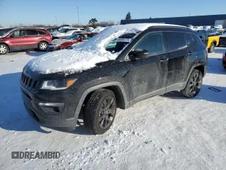 2020 Jeep Compass High Altitude z VIN 3C4NJDCB1LT119268, wystawiony jako Copart lot #45556775 z przebiegiem 56 628 mil mil oraz Nie do naprawy • Non repairable. Historia ofert i sprzedaży dostępna na DreamBid. Obrazek 1.
