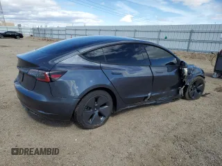 2023 Tesla Model 3 with VIN 5YJ3E1EA3PF707076, listed as a Copart auction lot 48993105 with 30,525 mi miles and Salvage Title. Bid and sale history available at DreamBid. Image 3.
