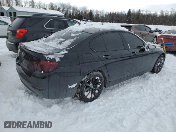 2014 BMW 5 Series 528i xDrive with VIN WBA5A7C58ED616092, listed as a Copart auction lot 43721255 with 145,367 mi miles and Clean title. Bid and sale history available at DreamBid. Image 3.
