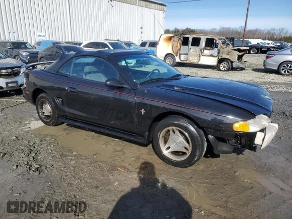 1998 Ford Mustang with VIN 1FAFP4449WF153210, listed as a Copart auction lot 44126725 with 143,249 mi miles and Salvage Title. Bid and sale history available at carsss.com. Image 4.