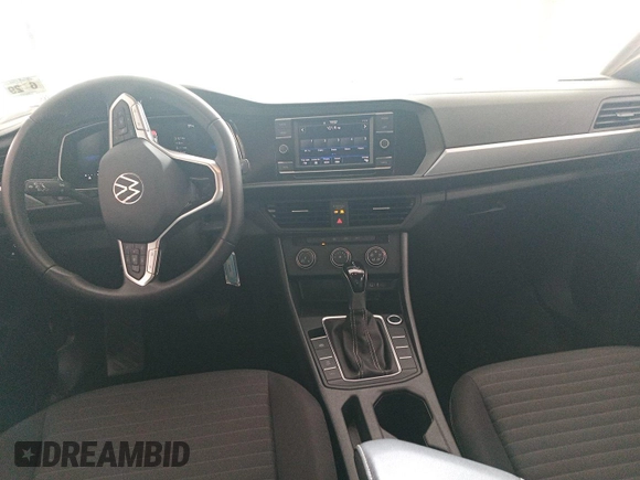 2024 Volkswagen Jetta S with VIN 3VW5M7BU5RM077151, listed as a IAAI auction lot 42796121 with 19,887 mi miles and . Bid and sale history available at DreamBid. Image 6.