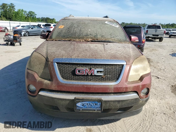 2011 GMC Acadia SLT1 with VIN 1GKKRRED7BJ135444, listed as a Copart auction lot 55080705 with 191,784 mi miles and Clean Title. Bid and sale history available at carsss.com. Image 5.