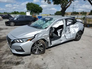 2020 Nissan Sentra SV z VIN 3N1AB8CVXLY228427, wystawiony jako Copart lot #54584695 z przebiegiem Nie podano mil oraz Nie do naprawy • Non repairable. Historia ofert i sprzedaży dostępna na DreamBid. Obrazek 1.