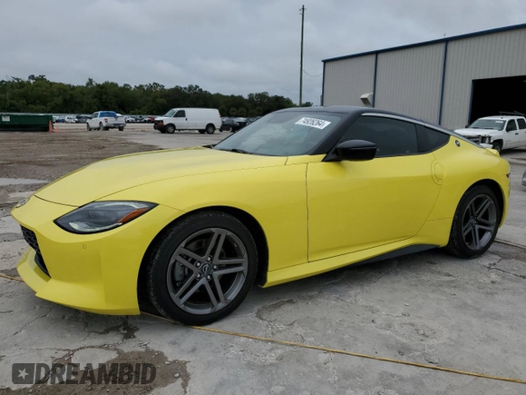 2023 Nissan Z Sport с VIN JN1BZ4AH0PM310987, выставлен на аукционе Copart как лот 74926264 с пробегом 10 474 миль миль и Списание • Salvage title. История ставок и продаж доступна на DreamBid. Изображение 1.