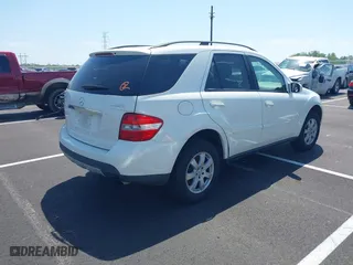 2007 Mercedes-Benz M-Class 3.5L with VIN 4JGBB86E17A231154, listed as a IAAI auction lot 42019561 with 1 mi miles. Bid and sale history available at carsss.com. Image 4.