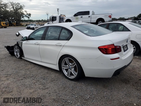 2014 BMW 5 Series 535d xDrive with VIN WBAFV3C5XEDZ33339, listed as a Copart auction lot 62984935 with 148,039 mi miles and Non repairable. Bid and sale history available at DreamBid. Image 2.
