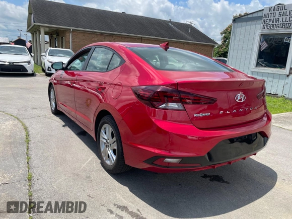 2020 Hyundai Elantra SEL with VIN 5NPD84LF2LH588105, listed as a Copart auction lot 61506555 with 58,811 mi miles and Salvage title. Bid and sale history available at DreamBid. Image 3.