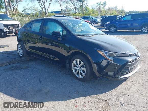 2025 Toyota Corolla LE z VIN 5YFB4MDE8SP241176, wystawiony jako IAAI lot #41316242 z przebiegiem 2063 mil mil oraz . Historia ofert i sprzedaży dostępna na DreamBid. Obrazek 1.