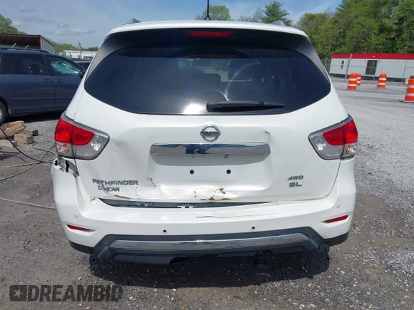 2013 Nissan Pathfinder Platinum with VIN 5N1AR2MM4DC623141, listed as a IAAI auction lot 41891386 with 139,550 mi miles and . Bid and sale history available at DreamBid. Image 16.