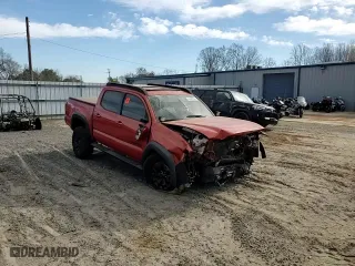 2017 Toyota Tacoma SR5 with VIN 3TMCZ5AN4HM051519, listed as a Copart auction lot 46847035 with 0 mi miles and Salvage Title. Bid and sale history available at carsss.com. Image 10.