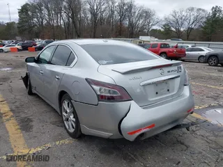 2014 Nissan Maxima 3.5 S with VIN 1N4AA5AP3EC463238, listed as a IAAI auction lot 41247859 with 1 mi miles. Bid and sale history available at carsss.com. Image 3.
