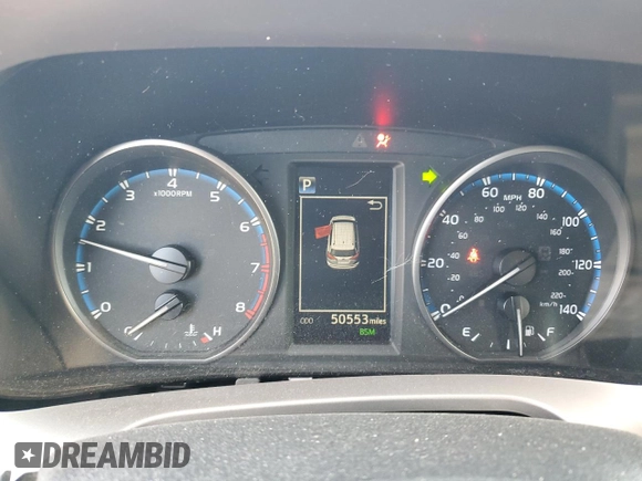 2018 Toyota RAV4 XLE with VIN JTMWFREV9JJ209010, listed as a Copart auction lot 46638075 with 50,553 mi miles and Salvage Title. Bid and sale history available at DreamBid. Image 9.