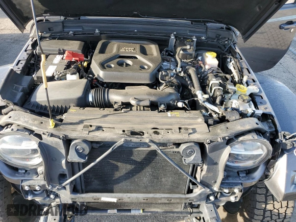 2021 Jeep Wrangler Unlimited Sahara Altitude with VIN 1C4HJXEN4MW514708, listed as a Copart auction lot 53939635 with 60,161 mi miles and Salvage title. Bid and sale history available at DreamBid. Image 12.