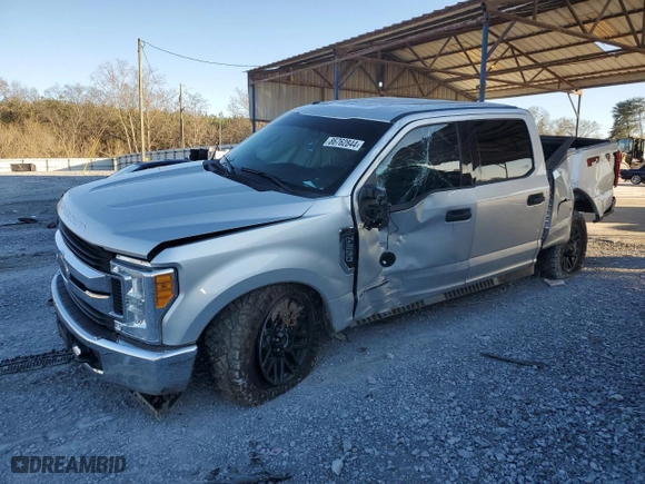2017 Ford Super Duty F-250 SRW Lariat with VIN 1FT7W2BT5HED93878, listed as a Copart auction lot 86762844 with 0 mi miles and Salvage Title. Bid and sale history available at carsss.com. Image 1.