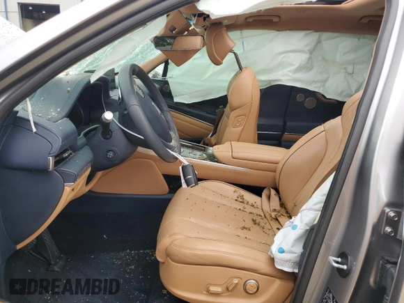 2021 Genesis GV80 with VIN KMUHBDSB8MU034413, listed as a Copart auction lot 59937315 with Not provided miles and Salvage title. Bid and sale history available at DreamBid. Image 7.