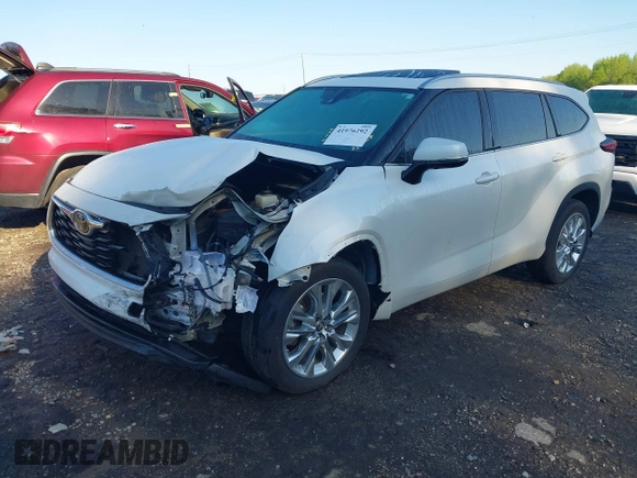 2023 Toyota Highlander L with VIN 5TDKDRAH5PS005966, listed as a IAAI auction lot 41976292 with 51,857 mi miles and . Bid and sale history available at DreamBid. Image 18.