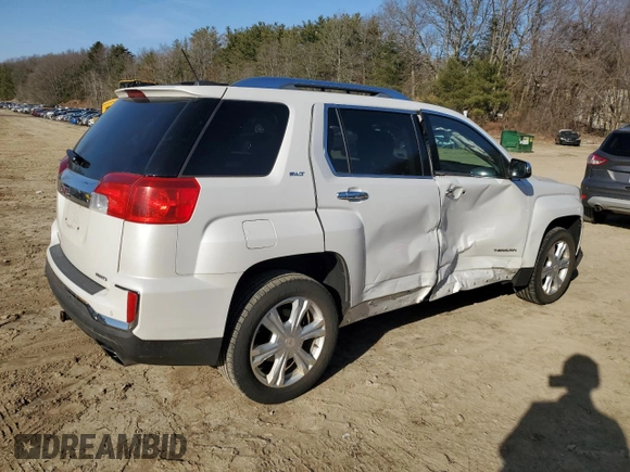 2017 GMC Terrain SLT with VIN 2GKFLUE34H6129510, listed as a Copart auction lot 49324865 with 48,879 mi miles and Salvage Title. Bid and sale history available at carsss.com. Image 3.