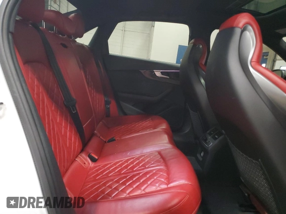 2018 Audi S4 Prestige z VIN WAUC4AF43JA002626, wystawiony jako Copart lot #47585835 z przebiegiem 93 514 mil mil oraz Szkody całkowita. Historia ofert i sprzedaży dostępna na DreamBid. Obrazek 11.