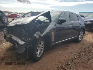 2012 Infiniti FX35 with VIN JN8AS1MWXCM150704, listed as a Copart auction lot 48973615 with 116,512 mi miles and Salvage Title. Bid and sale history available at carsss.com. Image 1.