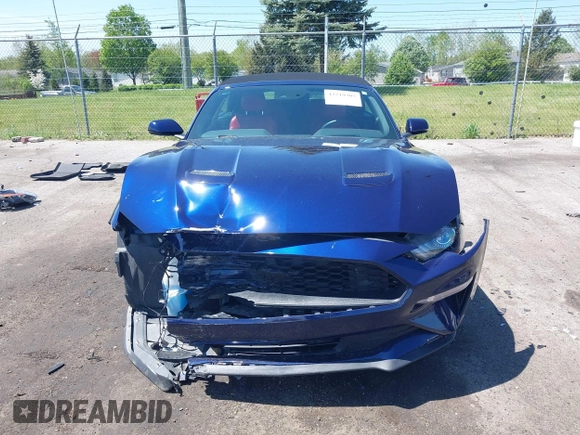 2020 Ford Mustang EcoBoost with VIN 1FATP8UH2L5127689, listed as a IAAI auction lot 42219307 with 21,399 mi miles and . Bid and sale history available at DreamBid. Image 12.