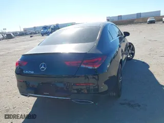2020 Mercedes-Benz CLA with VIN WDD5J4GB5LN033204, listed as a IAAI auction lot 41403610 with 50,047 mi miles. Bid and sale history available at carsss.com. Image 4.