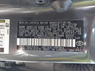 2009 Toyota Matrix z VIN 2T1KU40E89C007605, wystawiony jako IAAI lot #42344303 z przebiegiem 189 196 mil mil oraz . Historia ofert i sprzedaży dostępna na DreamBid. Obrazek 9.