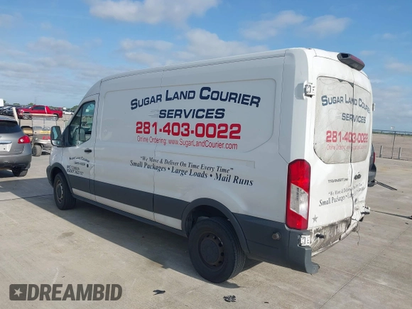 2018 Ford Transit z VIN 1FTYR2CM3JKA19554, wystawiony jako IAAI lot #42058523 z przebiegiem 372 734 mil mil oraz . Historia ofert i sprzedaży dostępna na DreamBid. Obrazek 3.