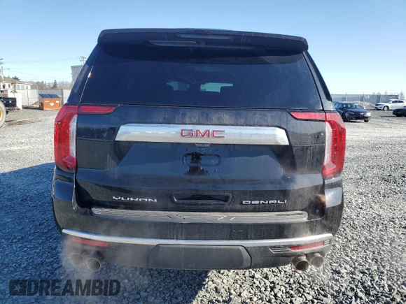 2024 GMC Yukon Denali with VIN 1GKS2DKL8RR396015, listed as a Copart auction lot 47345675 with 2,220 mi miles and Clean Title. Bid and sale history available at carsss.com. Image 6.