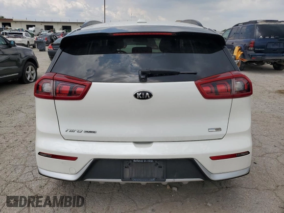 2017 Kia Niro Touring Launch Edition with VIN KNDCC3LC6H5094735, listed as a Copart auction lot 59185724 with 143,964 mi miles and Non Repairable. Bid and sale history available at carsss.com. Image 6.