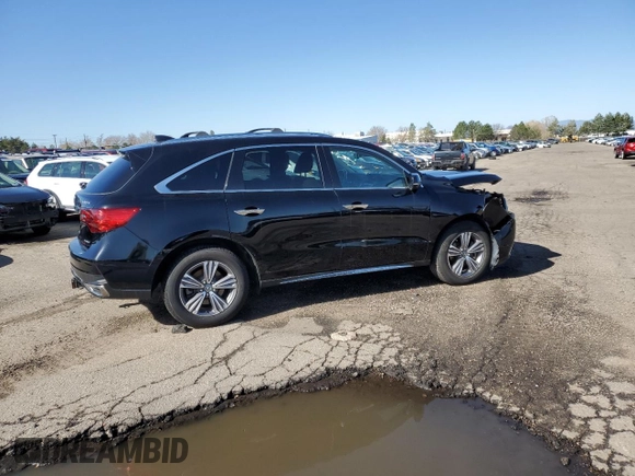 2020 Acura MDX with VIN 5J8YD4H33LL001208, listed as a Copart auction lot 51254005 with 72,607 mi miles and Salvage Title. Bid and sale history available at carsss.com. Image 3.