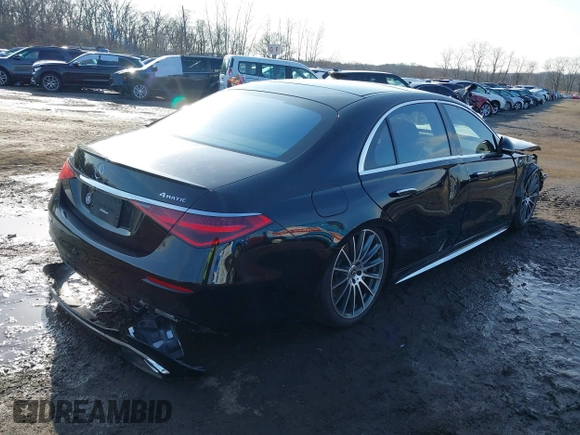 2023 Mercedes-Benz S-Class S 500 with VIN W1K6G6DB2PA173405, listed as a IAAI auction lot 41238647 with 8,825 mi miles. Bid and sale history available at carsss.com. Image 19.