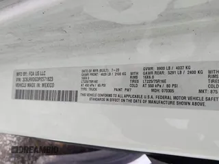 2023 Ram ProMaster Cargo with VIN 3C6LRVDG3PE571823, listed as a IAAI auction lot 42223080 with 71,464 mi miles and . Bid and sale history available at DreamBid. Image 9.