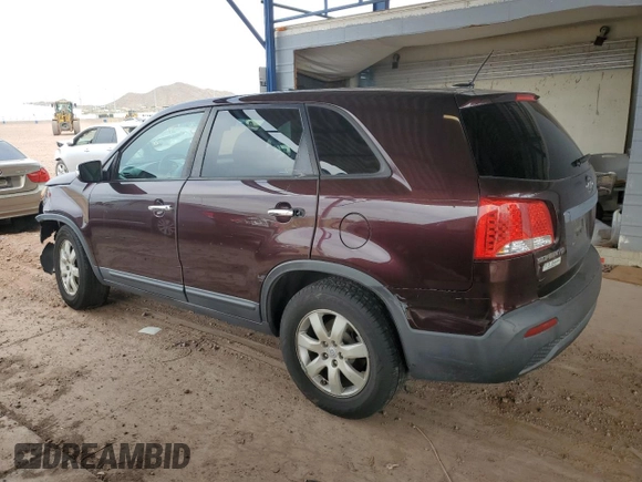 2012 Kia Sorento LX with VIN 5XYKT3A11CG204037, listed as a Copart auction lot 49631965 with 247,649 mi miles and Salvage Title. Bid and sale history available at DreamBid. Image 2.