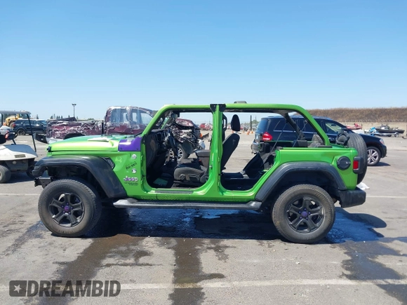 2019 Jeep Wrangler Unlimited Sport S с VIN 1C4HJXDN0KW670114, выставлен на аукционе IAAI как лот 42371823 с пробегом Не указан миль и . История ставок и продаж доступна на DreamBid. Изображение 13.