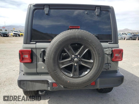 2020 Jeep Wrangler Unlimited Sport Altitude z VIN 1C4HJXDN0LW134426, wystawiony jako Copart lot #58575095 z przebiegiem 30 044 mil mil oraz Szkoda całkowita • Salvage title. Historia ofert i sprzedaży dostępna na DreamBid. Obrazek 6.