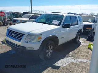2007 Ford Explorer XLT with VIN 1FMEU63EX7UB18883, listed as a IAAI auction lot 41659489 with 191,892 mi miles. Bid and sale history available at carsss.com. Image 2.