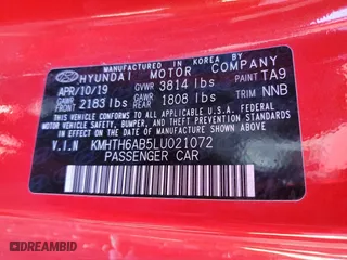 2020 Hyundai Veloster Turbo with VIN KMHTH6AB5LU021072, listed as a Copart auction lot 81272564 with 79,398 mi miles and Salvage Title. Bid and sale history available at carsss.com. Image 13.