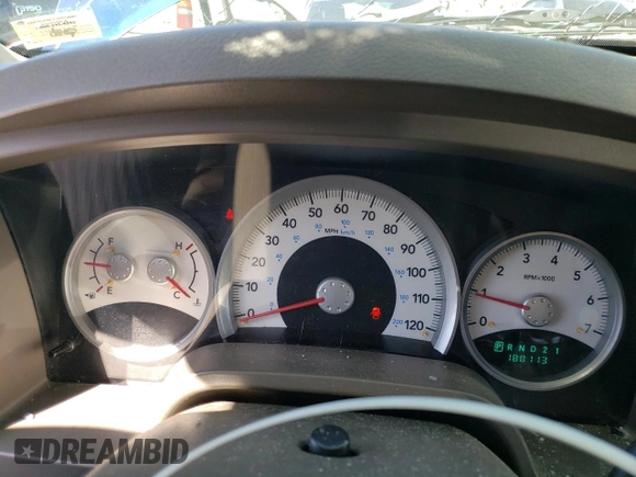 2005 Dodge Dakota Laramie with VIN 1D7HW58N35S158901, listed as a Copart auction lot 50382724 with 188,113 mi miles and Salvage Title. Bid and sale history available at DreamBid. Image 9.